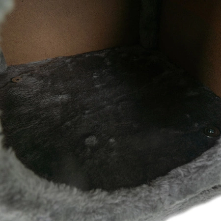 Drapak dla Kota Legowisko Domek dla Kotów Budka Posłanie Stabilny + Zabawka Purlov 26215