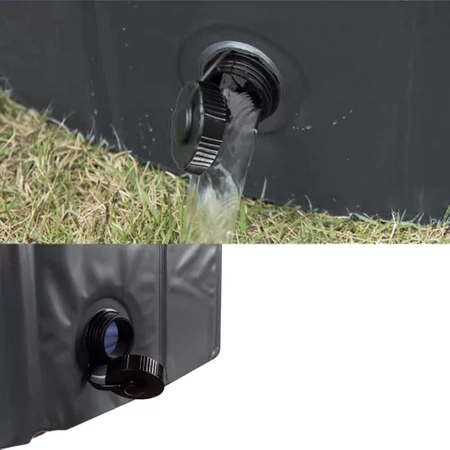 Basen dla Psa Zwierząt Składany Ogrodowy Duży 120x30cm Kojec do Kąpieli XXL PURLOV