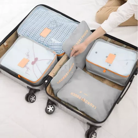 Organizer Podróżny do Walizki Torby Etui Zestaw Torba x 6 na Ubrania Buty TRIZAND