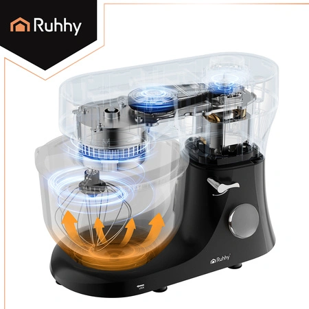 Robot Kuchenny Planetarny z Podgrzewaną Misą 5,7L Ruhhy Mikser do Ciasta