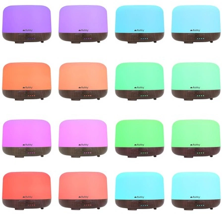 Nawilżacz Powietrza Aromaterapia Dyfuzor Zapachowy Lampka Jonizator + Pilot RUHHY