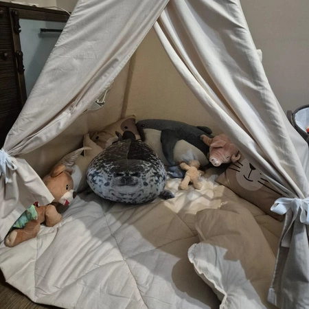 Maskotka Pluszak Poduszka Foka Zabawka Przytulanka Poduszka dla Dzieci 0+ KRUZZEL