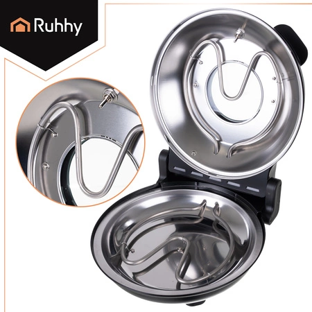 Piec do Pizzy Elektryczny RUHHY Mini Piekarnik 420°C Okienko Kamień Nóż Ebook 26050