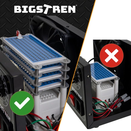 Generator Ozonu Ozonator Oczyszczasz Powietrza do Domu Timer 60m Mocny 150W Bigstren 25076