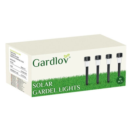 Lampki Solarne Ogrodowe Lampy 10x Lampka Solarna Lampa Wbijana Ogrodowa LED GARDLOV