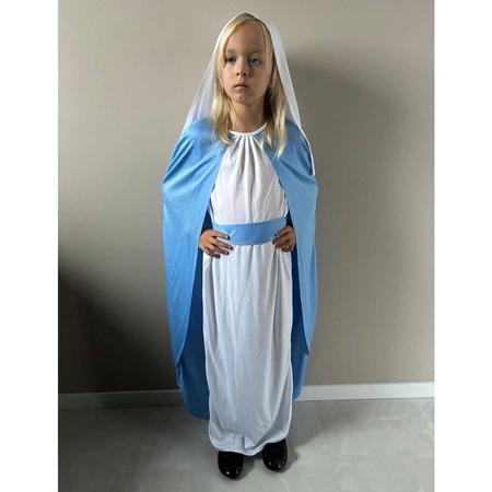 Strój Maryja na Jasełka Kostium Matka Boska Przebranie Maryi Kostium Zestaw KRUZZEL
