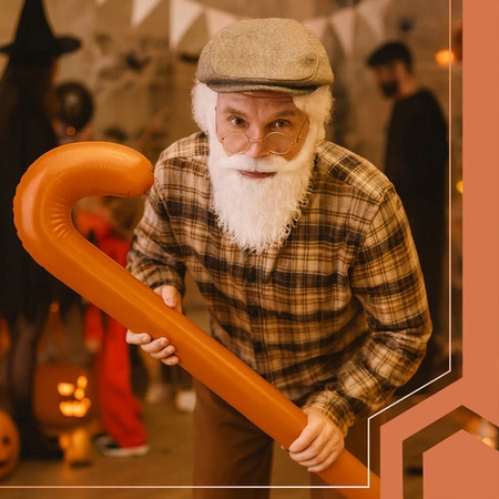 Dmuchany Balkonik z Laską Nadmuchiwany Chodzik Przebranie Impreza + Pompka Ruhhy 26291