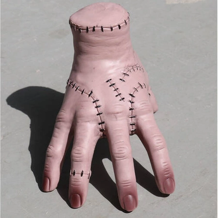 Sztuczna Ręka Odcięta Dłoń Gadżet na Halloween Straszna Gumowa Ozdobna Hand MALATEC