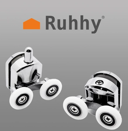 Rolki do Kabiny Prysznicowej Kółka Komplet Rolek Rolka Kabin Prysznicowych RUHHY