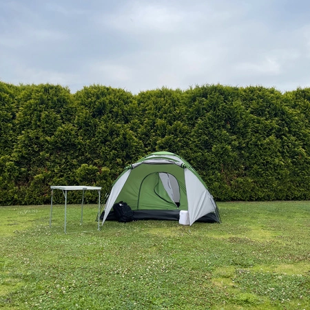 Namiot Turystyczny 4 Osobowy Kampingowy Wodoodporny Przedsionek Moskitiera TRIZAND