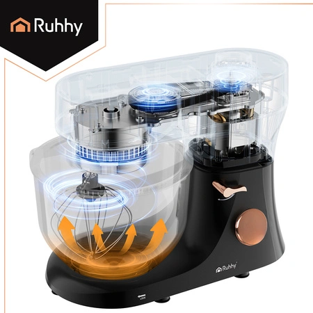 Robot Planetarny Kuchenny z Podgrzewaną Misą 5,7L Ruhhy Duży Wielofunkcyjny RUHHY