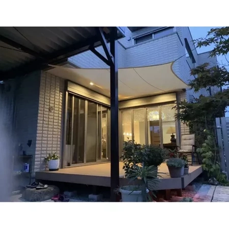 Żagiel Przeciwsłoneczny Ogrodowy Wodoodporny 3,6x3,6 m Zacieniacz Kwadrat GARDLOV