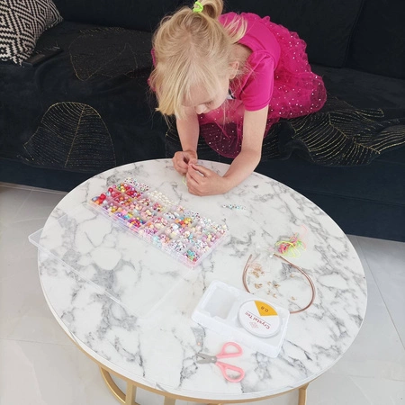 Zestaw do Robienia Bransoletek Koraliki DIY 900el KRUZZEL