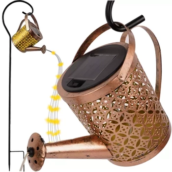 Lampa Solarna Ogrodowa LED Wbijana Dekoracyjna Ozdoba + Czujnik Konewka GARDLOV