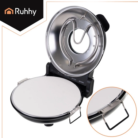 Piec do Pizzy Elektryczny RUHHY Mini Piekarnik 420°C Okienko Kamień Nóż Ebook 26050