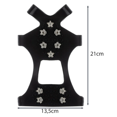 Raczki na Buty Turystyczne Raki Etui Antypoślizgowe Kolce Nakładki 40-44 L TRIZAND