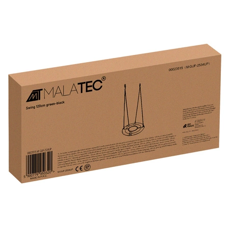 Huśtawka Bocianie Gniazdo Ogrodowa dla Dzieci XXXL 120cm 150kg Duża Stelaż MALATEC