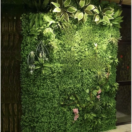 Sztuczny Żywopłot Bukszpan na Ogrodzenie Balkon Ścianę Gruby Panel 60x40x3 cm GARDLOV