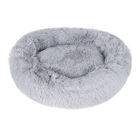 Legowisko dla Psa Włochate Kota Miękkie Posłanie Puszyste Kojec Okrągłe 60 PURLOV