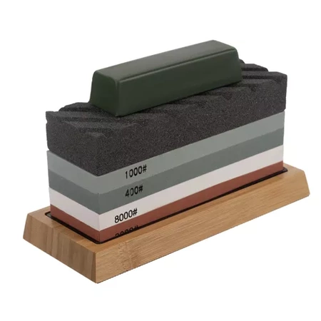 Kamienie do Ostrzenia Ostrzałka Noży Osełka Zestaw Kamień Wodny Gradacje RUHHY