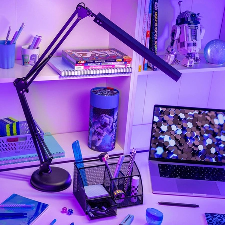 Lampka Biurkowa LED na Biurko Szkolna Nocna Lampa Kreślarska Regulowana USB IZOXIS