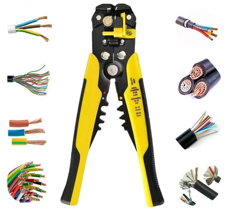 Ściągacz Izolacji do Kabli Przewodów Zaciskarka BIGSTREN