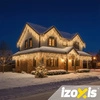 Lampki Choinkowe 500 LED Flash 22,5m IZOXIS Zew Sople Kurtyna Ciepłe Białe