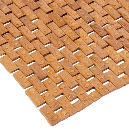 Mata Bambusowa Łazienkowa Drewniany Dywanik pod Prysznic Wodoodporna 80x50cm Ruhhy 26048