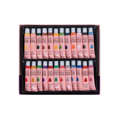 Zestaw do Malowania Maaleo Farb Malarski Artystyczny Sztaluga Płótno Pędzle