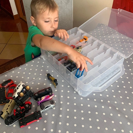 Półka Zamykana na Autka Resoraki Samochodziki 46 KRUZZEL