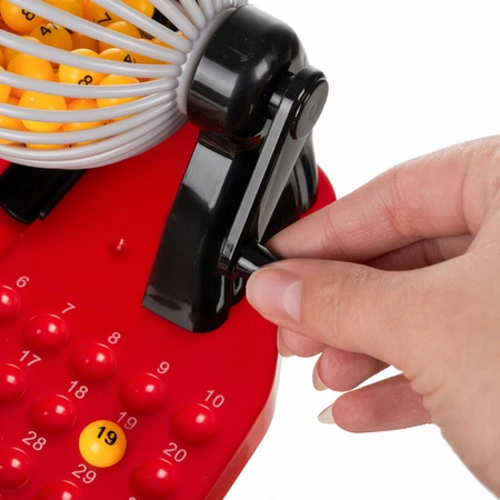 Gra Bingo Rodzinna dla Dzieci Towarzyska Maszyna Losująca Rozrywka Prezent KRUZZEL