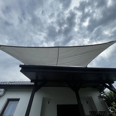 Żagiel Przeciwsłoneczny Ogrodowy Wodoodporny 3x2 Szary Prostokąt Zacieniacz GARDLOV