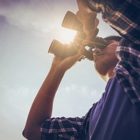 Lornetka Myśliwska Wojskowa 10x50 Turystyczna Zoom + Etui Szklana Optyka TRIZAND