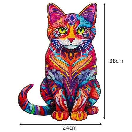 Puzzle Drewniane Układanka Klocki dla Dzieci Dorosłych Gra Logiczna Prezent KRUZZEL