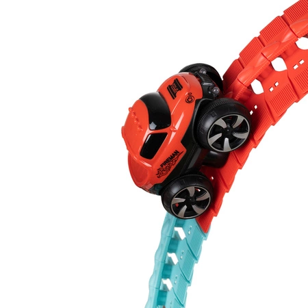 Tor Wyścigowy Samochodowy Tory Wyścigowe Zestaw + Autko 4,8m Elastyczny XL KRUZZEL