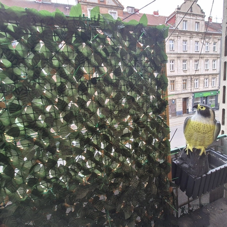 Sztuczny Żywopłot Bluszcz Osłona na Balkon Ścianę Zielona Mata 3m Roślinny GARDLOV
