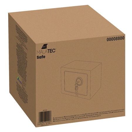 Sejf Domowy Skrytka Kasetka na Klucz Mocny Solidny MALATEC