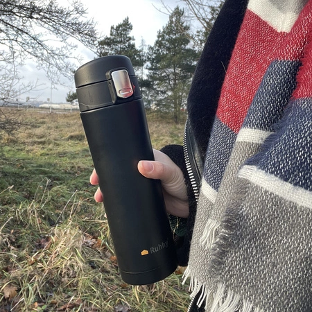 Kubek Termiczny Termos na Gorące Napoje Kawa Herbata Szczelny 440 ml Bidon RUHHY