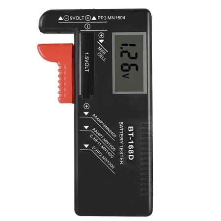 Tester Miernik Baterii i Akumulatorków AA AAA R14 BIGSTREN