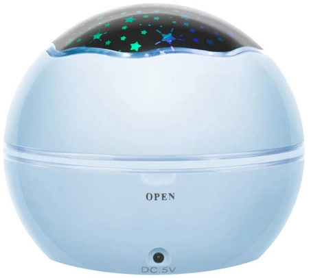 Lampka Nocna Projektor Gwiazd Nieba Obrotowa 2w1 IZOXIS