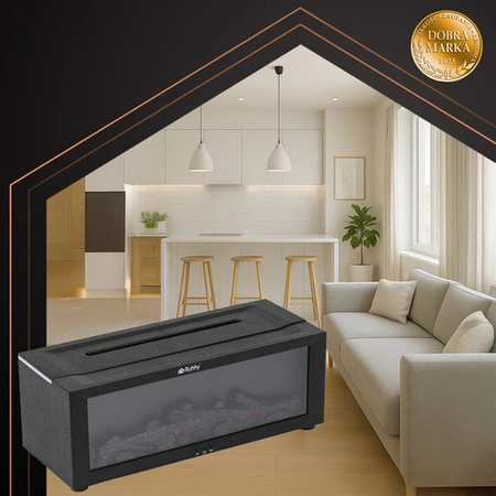 Dyfuzor Zapachowy Aromatoterapia do Olejków Nawilżacz Efekt Kominka 150ml Ruhhy 26453