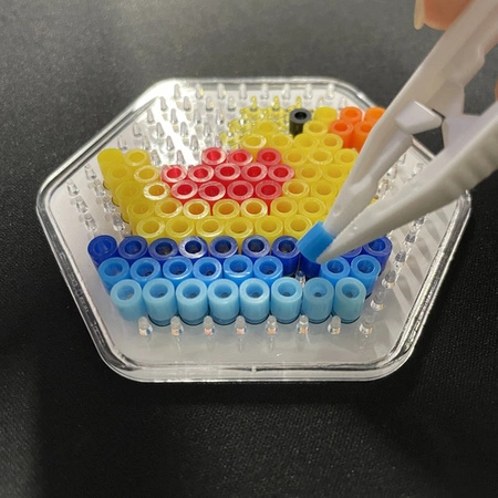 Koraliki do Prasowania Zestaw Szablony Prasowanka 5000szt Wzory + Wiaderko