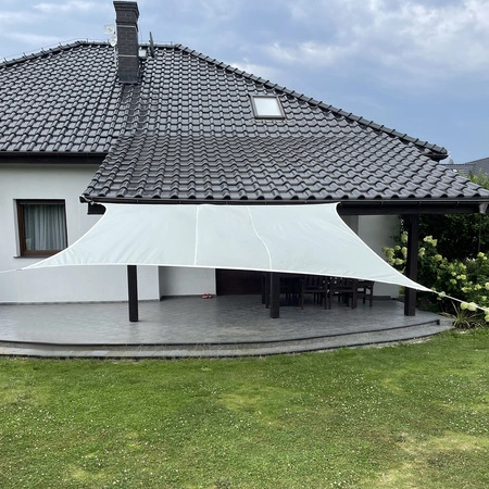 Żagiel Przeciwsłoneczny Ogrodowy Wodoodporny 3,6x3,6 m Zacieniacz Kwadrat GARDLOV