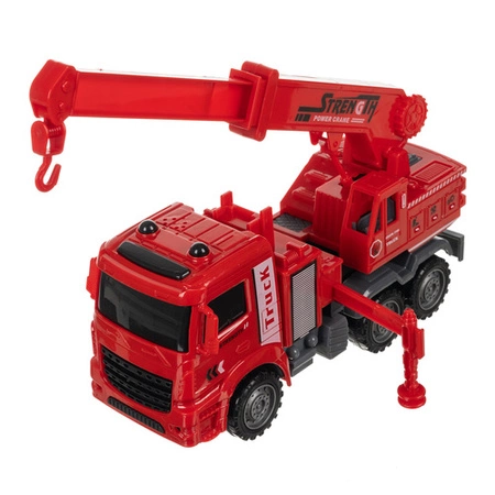 Wóz Strażacki dla Dzieci Straż Pożarna Duży Zestaw 6 szt Zabawka Ciężarówka 26305