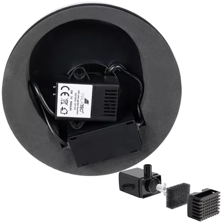 Fontanna Solarna Pompa do Oczka Wodnego Ogrodowa Pływająca LED Fontannowa GARDLOV