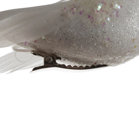 Ptaszek Bombki Choinkowe Ozdoby Ptaszki Dekoracja na Stroik jak Żywe 2szt RUHHY