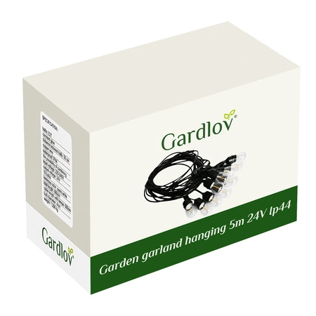 Girlanda Duże Lampki Ogrodowe Zewnętrzne 6m 10szt GARDLOV