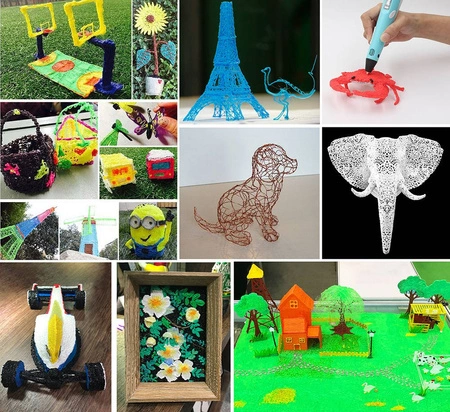 Wkłady PLA Długopis 3D Pen 30 x Filament 5m = 150m MAALEO