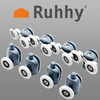 Komplet 8 Rolek do Kabiny Prysznicowej Kółka Rolki RUHHY