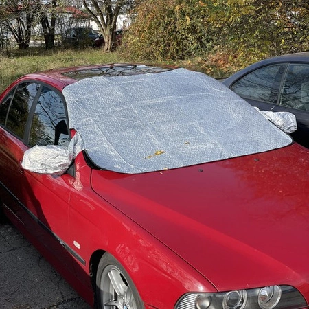 Mata na Szybę Samochodu i Lusterka Auta Osłona Antyszronowa Przeciwszronowa XTROBB